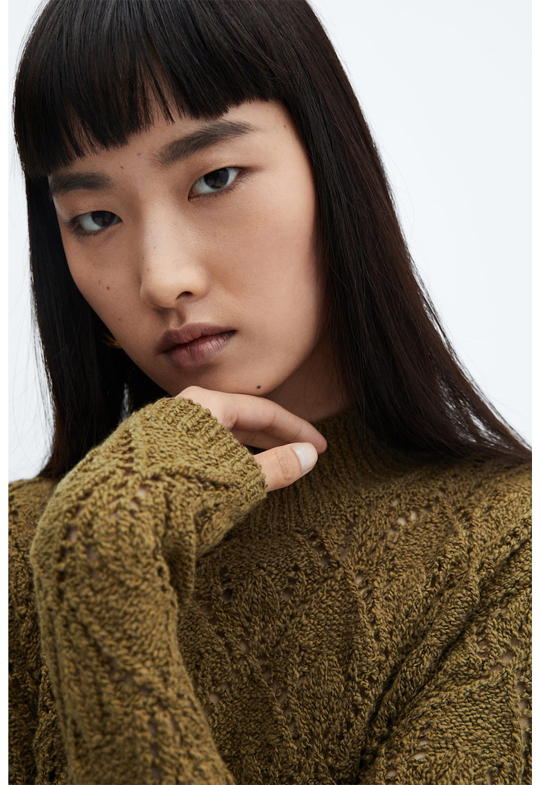 Пуловер с ажур Mango