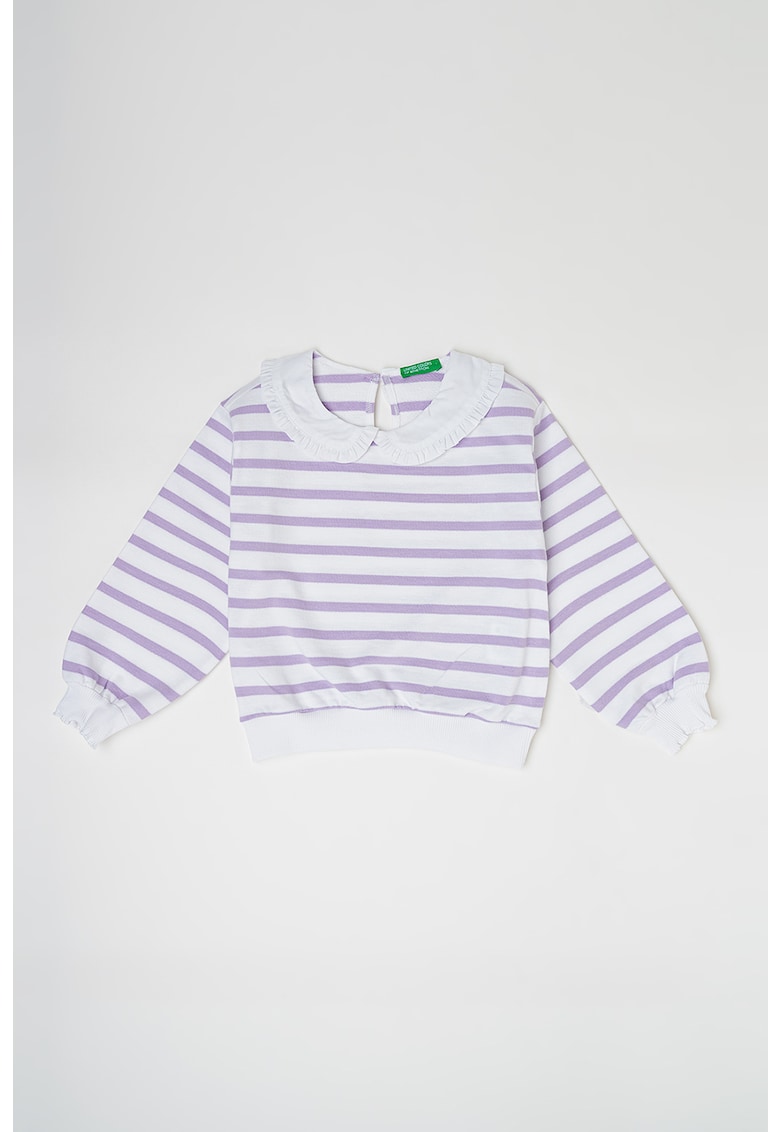 Раиран суитшърт с яка Peter-Pan United Colors of Benetton