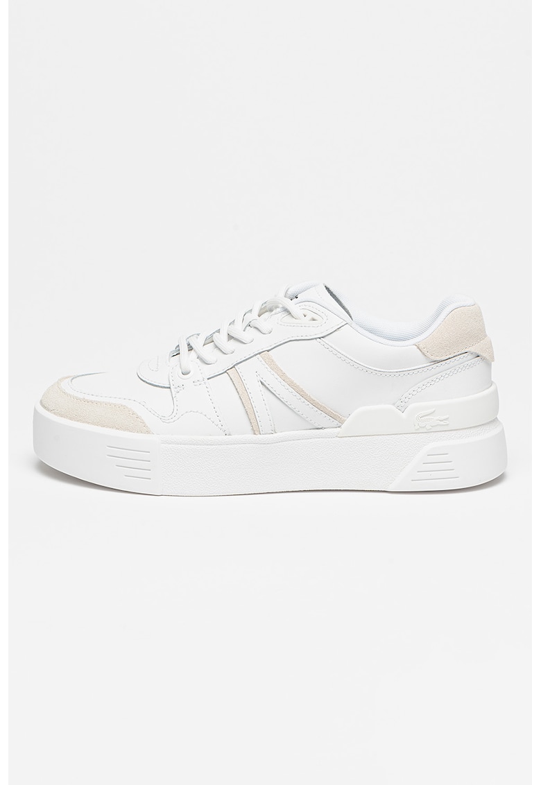 Спортни обувки от еко кожа с велур Lacoste