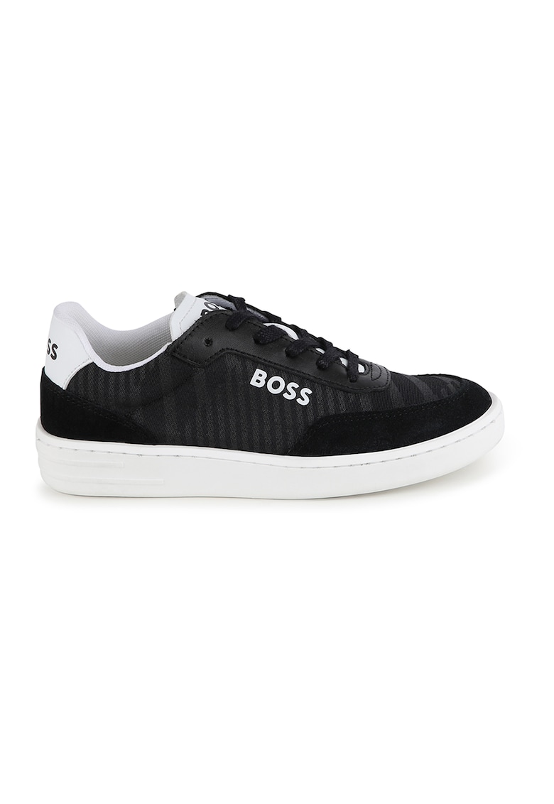 Спортни обувки с велур BOSS Kidswear