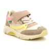 Спортни обувки с дизайн с цветен блок и велур Kickers kids