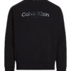 Суитшърт от органичен памук с овално деколте CALVIN KLEIN