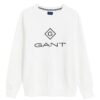 Суитшърт с овално деколте и лого Gant