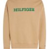 Суитшърт с органичен памук с бродирано лого Tommy Hilfiger