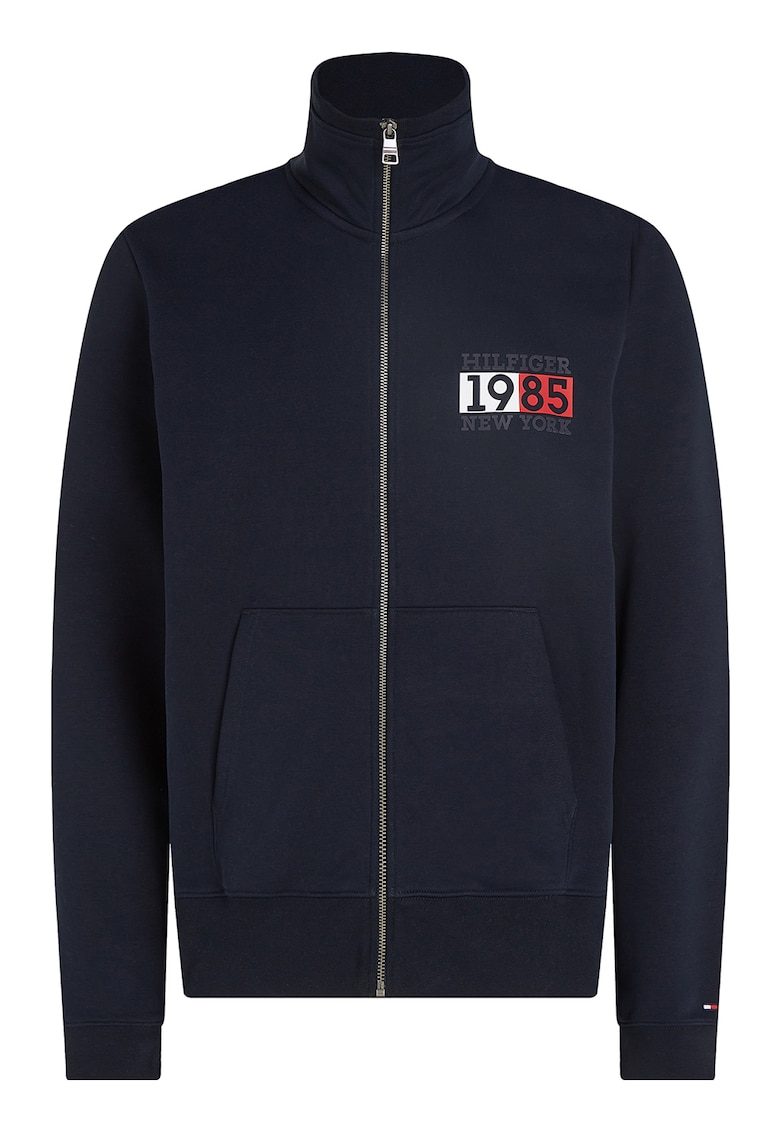 Суитшърт с органичен памук с цип Tommy Hilfiger