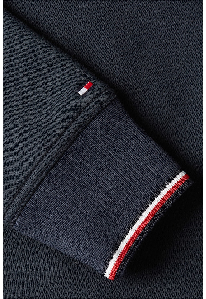 Суитшърт с органичен памук с цип Tommy Hilfiger