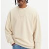 Суитшърт със свободна кройка и релефно лого Levis