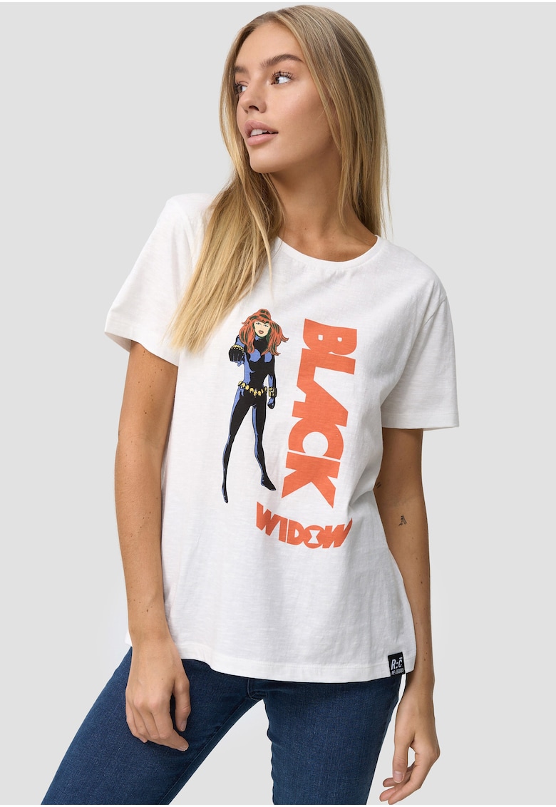 Тениска Black Widow 4009 с принт Recovered