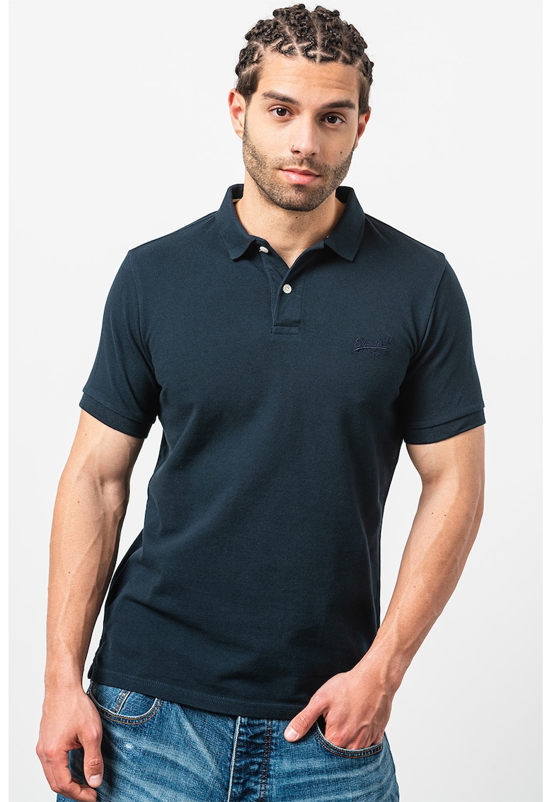 Тениска Classic от пике с яка SUPERDRY