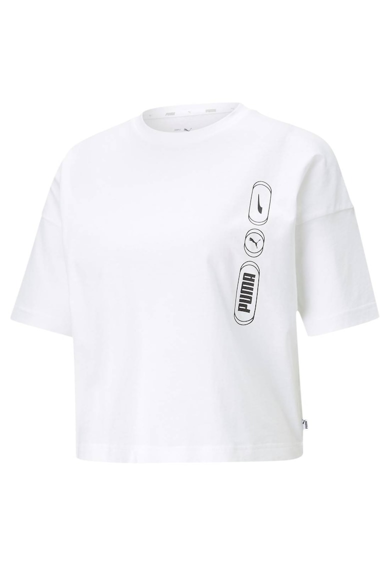 Тениска Rebel Fashion Tee с овално деколте Puma
