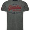 Тениска Vintage Classic с лого и овално деколте SUPERDRY