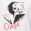 Тениска с анимационна шарка Devil Art Ecru 4003 Recovered
