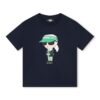 Тениска с лого KARL LAGERFELD KIDS