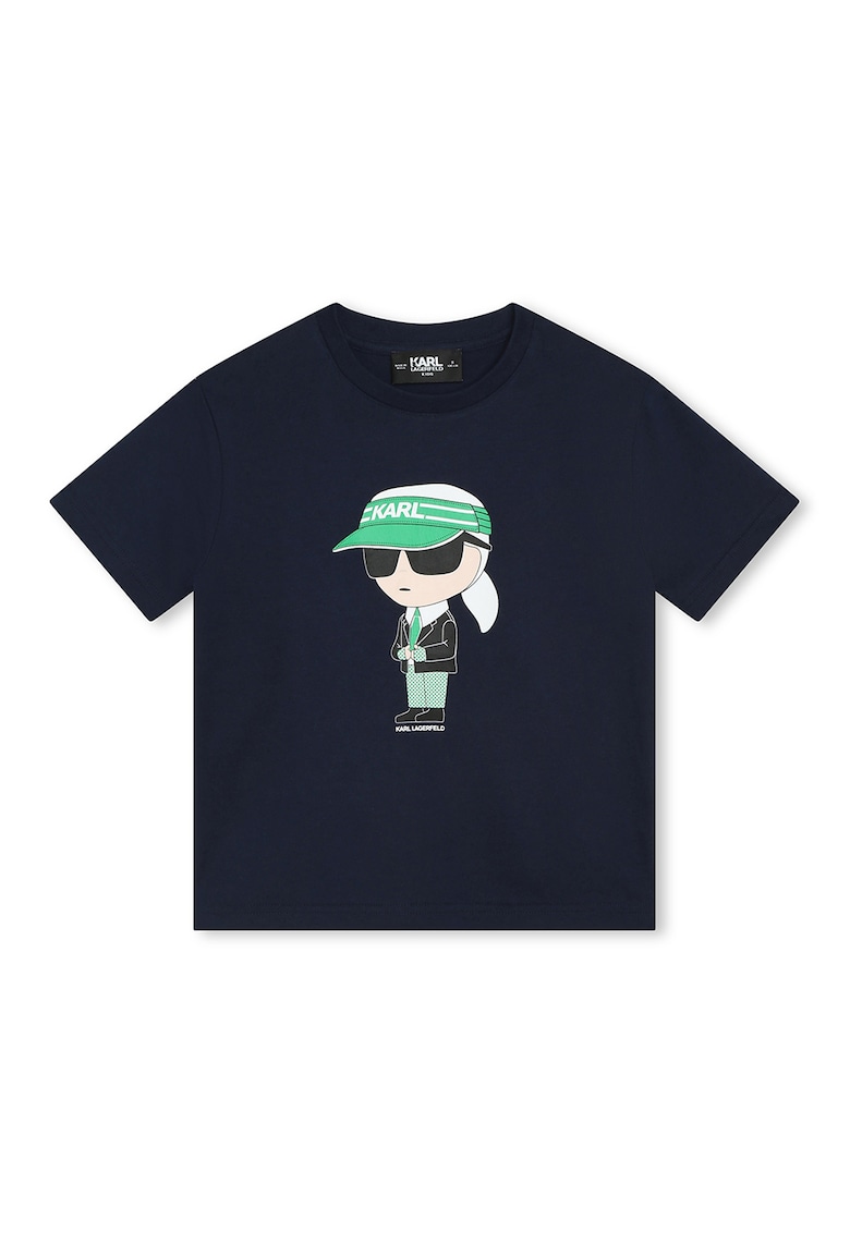 Тениска с лого KARL LAGERFELD KIDS