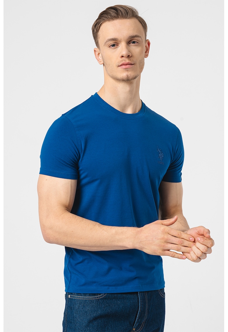 Тениска с овално деколте US Polo Assn