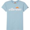 Тениска с овално деколте и лого ELLESSE