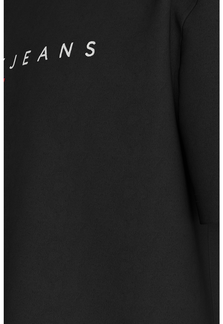 Тениска с овално деколте и лого Tommy Jeans