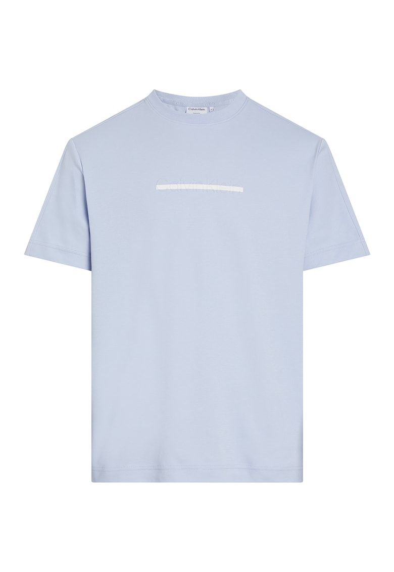 Тениска с органичен памук с лого CALVIN KLEIN