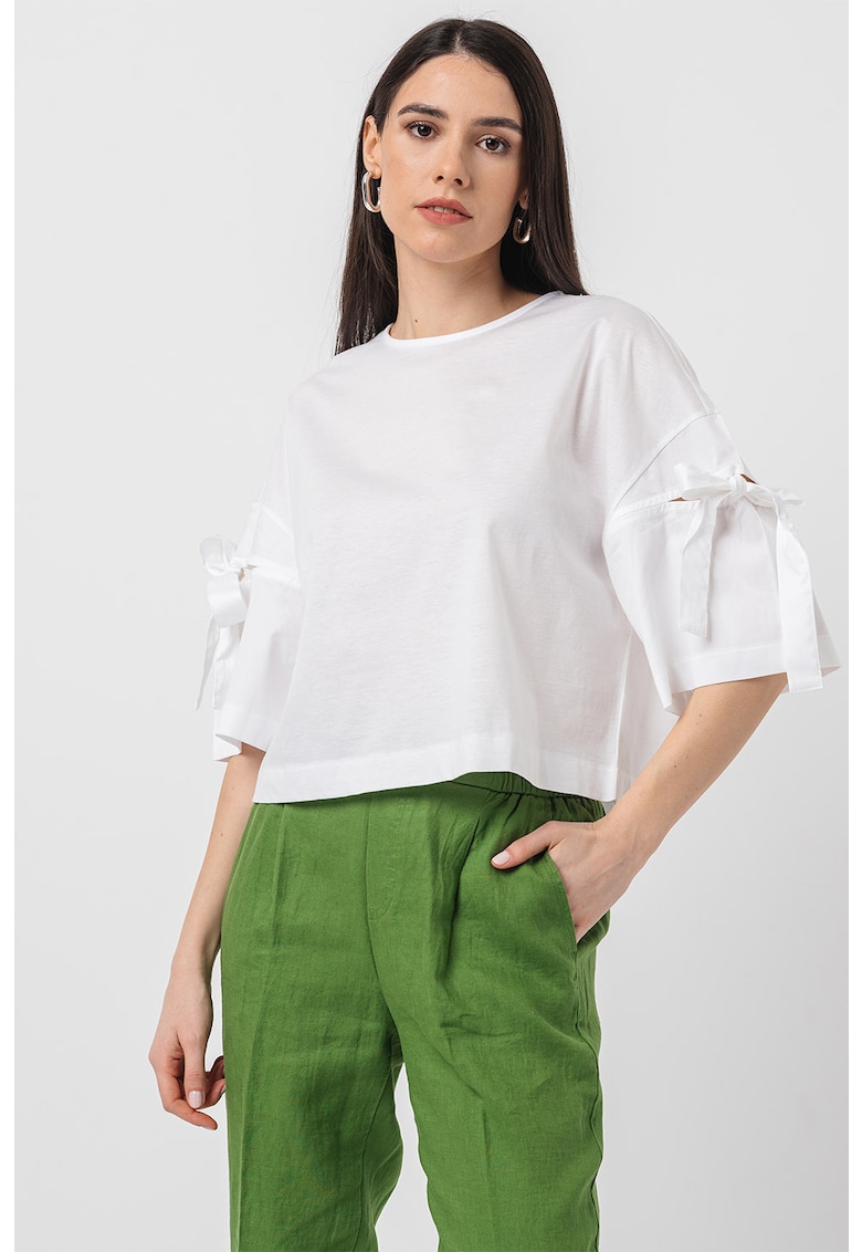 Тениска с панделки United Colors of Benetton