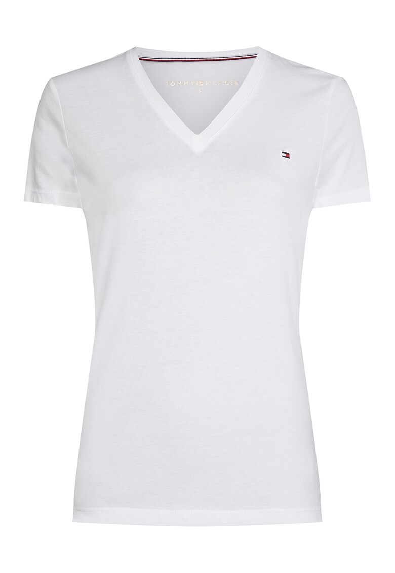 Тениска с шпиц Tommy Hilfiger
