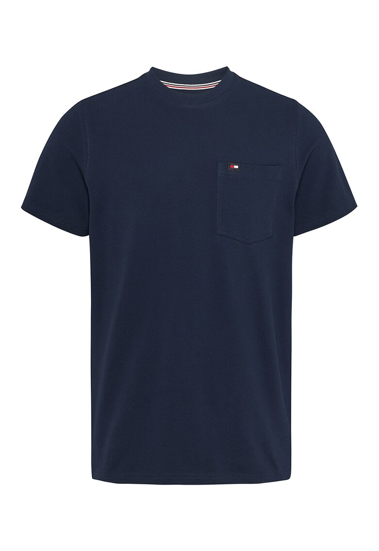 Тениска слим с джоб на гърдите Tommy Jeans
