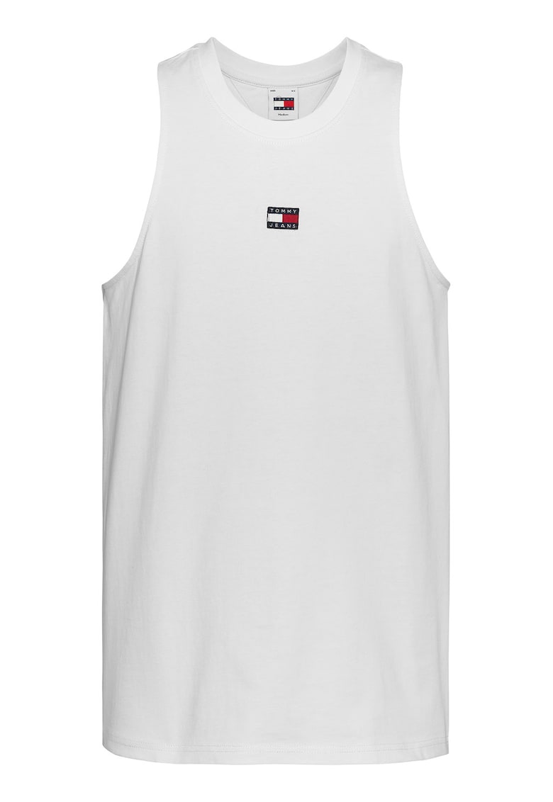 Топ с овално деколте и изрязан гръб Tommy Jeans