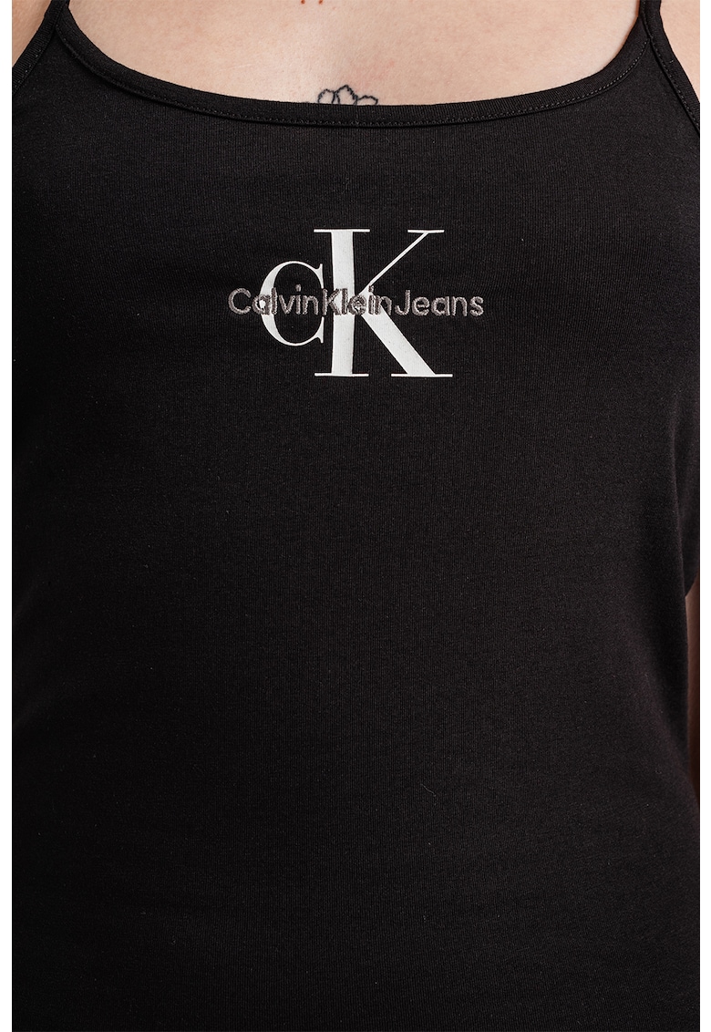 Топ с тънки презрамки CALVIN KLEIN JEANS