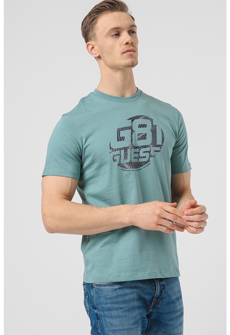 Фитнес тениска с лого Guess