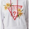 Фитнес худи с флорална бродерия Guess