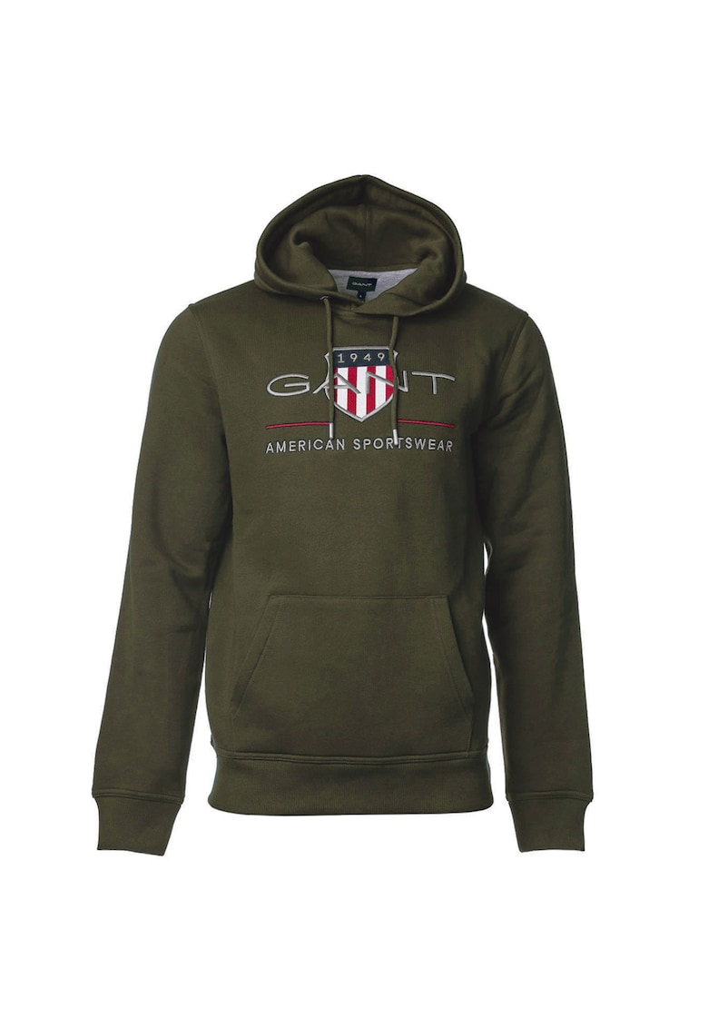 Худи Archive Shield с джоб кенгуру Gant