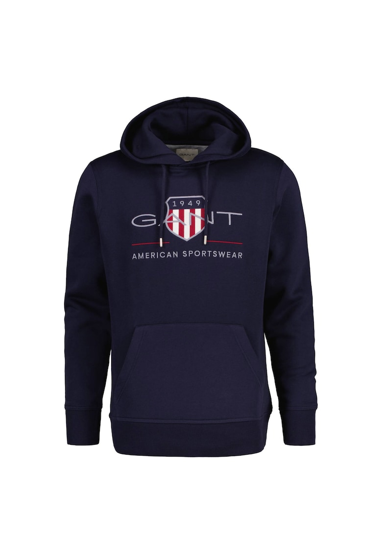 Худи Archive Shield с джоб кенгуру Gant