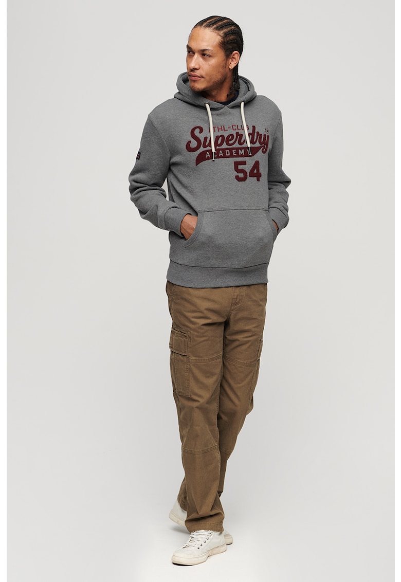 Худи Ovin Athletic с джобове кенгуру и връзки SUPERDRY