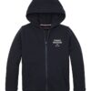 Худи с органичен памук с цип Tommy Hilfiger