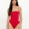 Tommy Hilfiger Бански костюм UW0UW05306 Червен за Жени цена