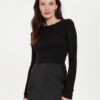 Gina Tricot Блуза 21324 Черен Slim Fit за Жени цена