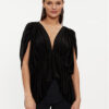 NORMA KAMALI Блуза KK4226PL849001 Черен Regular Fit за Жени цена