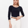 Tommy Hilfiger Блуза WW0WW38869 Тъмносин Slim Fit за Жени цена