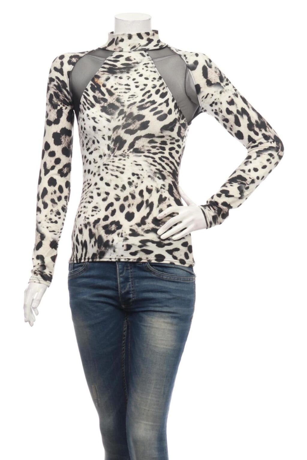 Блуза с поло яка KAREN MILLEN
