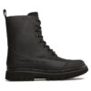 Calvin Klein Jeans Боти Chunky Combat Laceup Boot Rub YW0YW01066 Черен за Жени цена