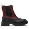Coach Боти Jayla Leather Bootie CM770 Кафяв за Жени цена