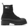 Tommy Hilfiger Боти Tjw Foxing Canvas EN0EN02216 Черен за Жени цена