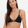 Calvin Klein Swimwear Горнище на бански KW0KW02325 Черен за Жени цена