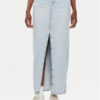 Дънкова пола Calvin Klein Jeans за Жени цена