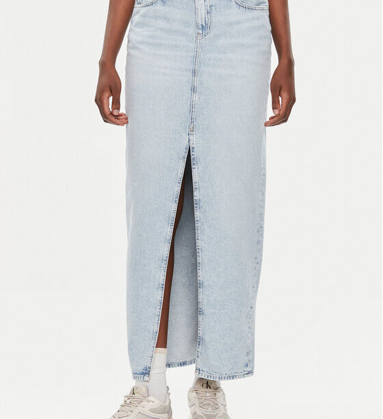 Дънкова пола Calvin Klein Jeans за Жени цена