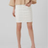 Vero Moda Дънкова пола Luna 10279491 Бял Regular Fit за Жени цена