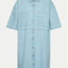 Roxy Дънкова рокля Pacific Night ERJDD03005 Син Relaxed Fit за Жени цена