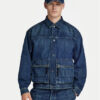 G-Star Raw Дънково яке Utility D24330-D577-G334 Син Regular Fit за Мъже цена