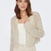 ONLY Кардиган Nola 15290744 Екрю Relaxed Fit за Жени цена