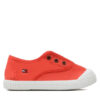Tommy Hilfiger Кецове Low Cut Easy-On Sneaker T1X9-32824-0890 S Коралов за Момчета цена