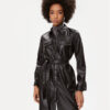DKNY Кожена рокля P2HBTO59 Черен Regular Fit за Жени цена